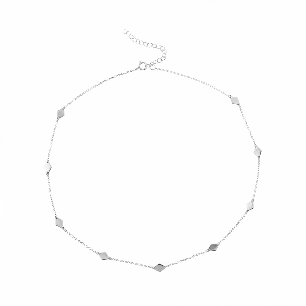 Collar Diamantia Plata - SHATÓ Jewelry