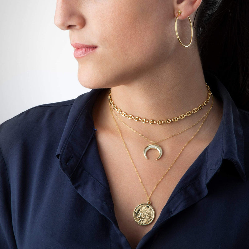Collar Galliká Oro - SHATÓ Jewelry