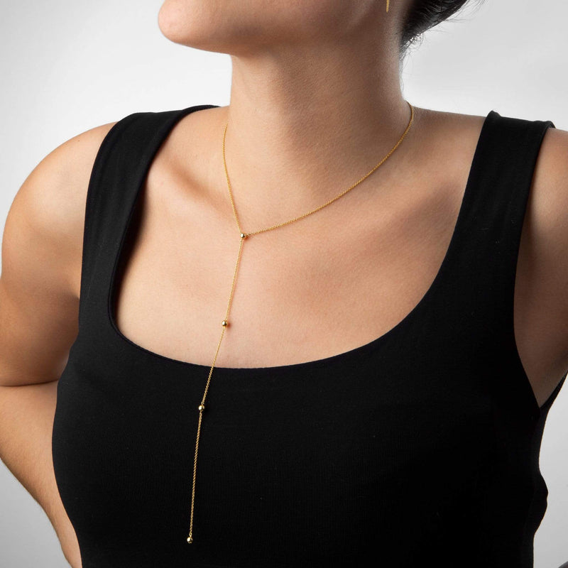 Collar Gravata Oro - SHATÓ Jewelry