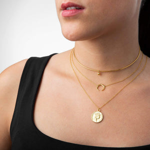 Collar Irusu Oro - SHATÓ Jewelry