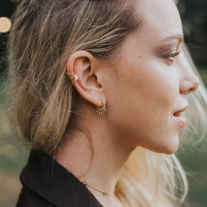 Ear Cuff Rock Oro - SHATÓ Jewelry